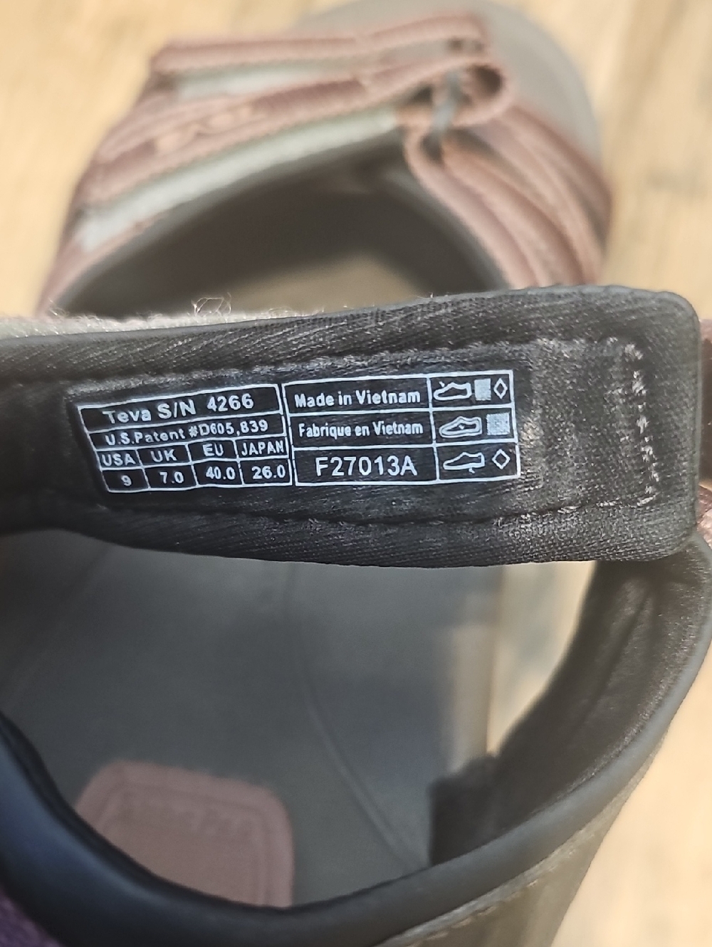 Teva Tirra Purple Womens Strappy Sport Sandels Size 9 - Picture 5 of 6